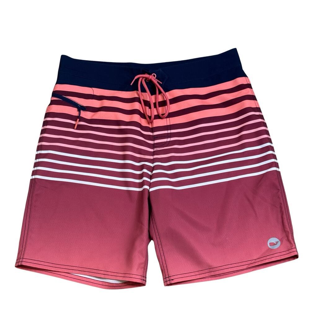 Vineyard Vines Men's  32  Surflodge Striped Swim Trunks Board Shorts